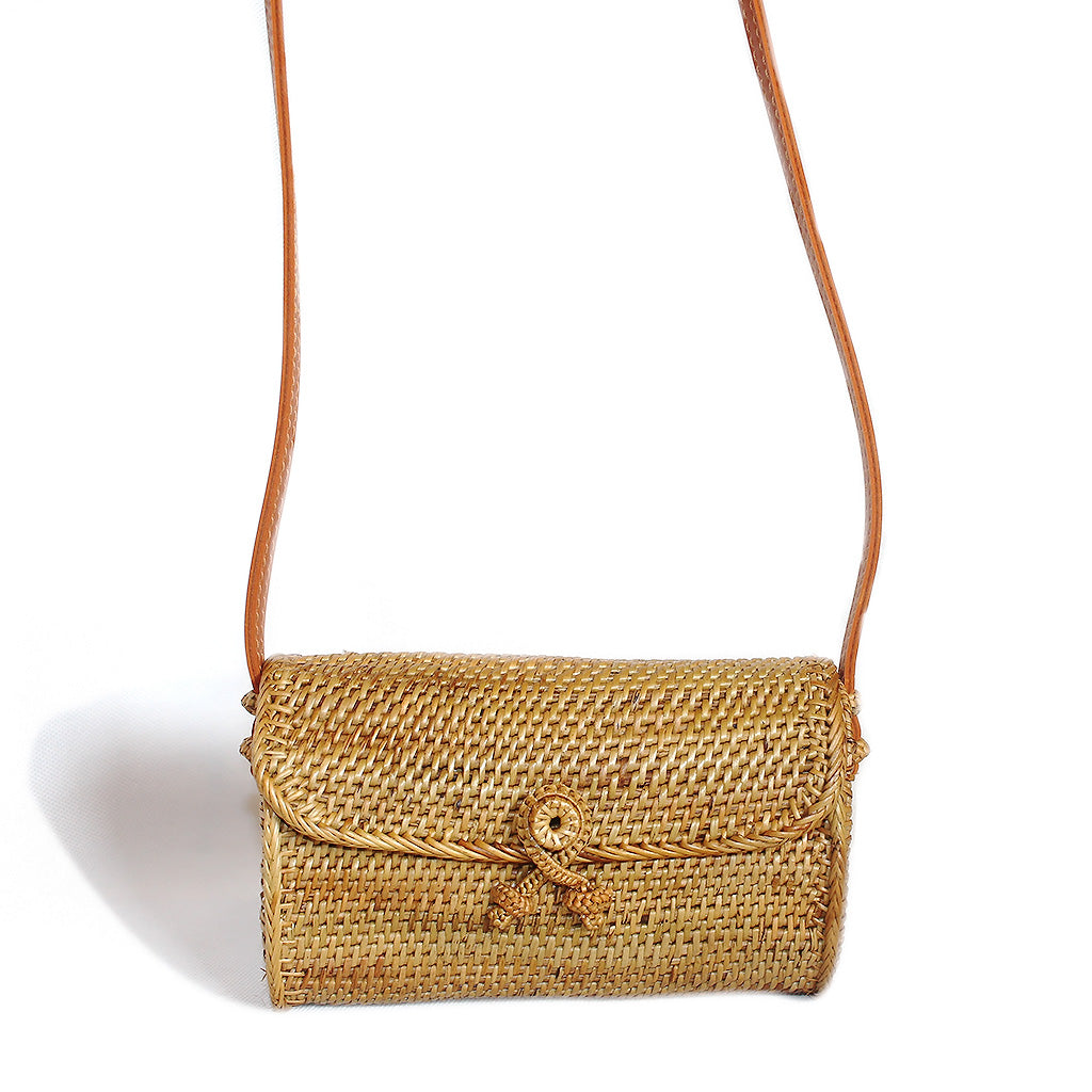 Bali Straw Rattan Backpack