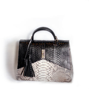 Two Toned Snakeskin Bag | Genuine Snake skin Leather Bag | Yakubu Design | Image 2