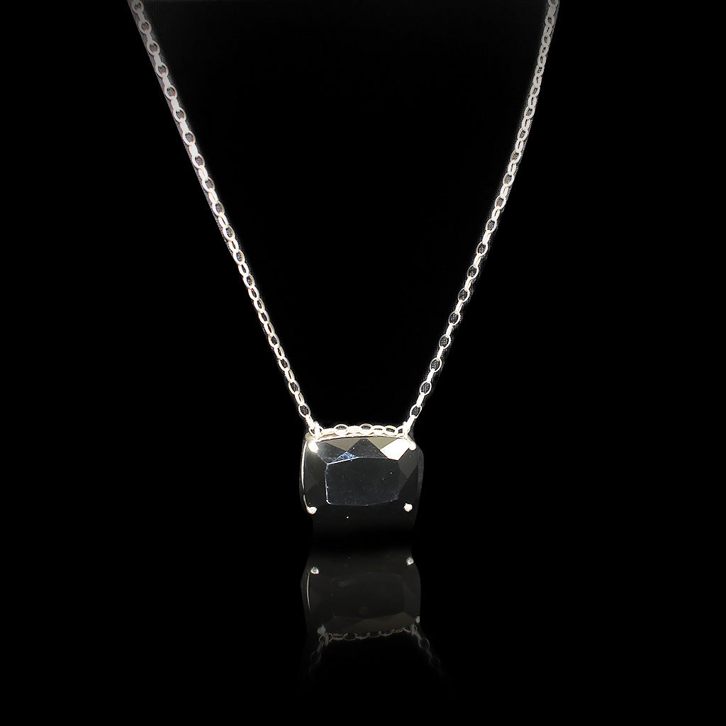 Onyx Silver Necklace | Hematite Silver Ring | Yakubu Design | Image 4