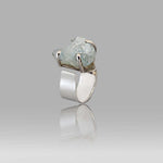  Aquamarine Silver Ring  | Aqua Heart  | Yakubu Design | 1