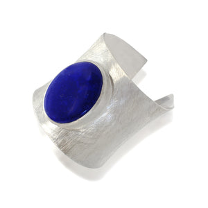 Lapis Lazuli Bracelet |Silver Iolite Necklace Silver| Lapis Lazuli Silver Ring| Set|Image 8