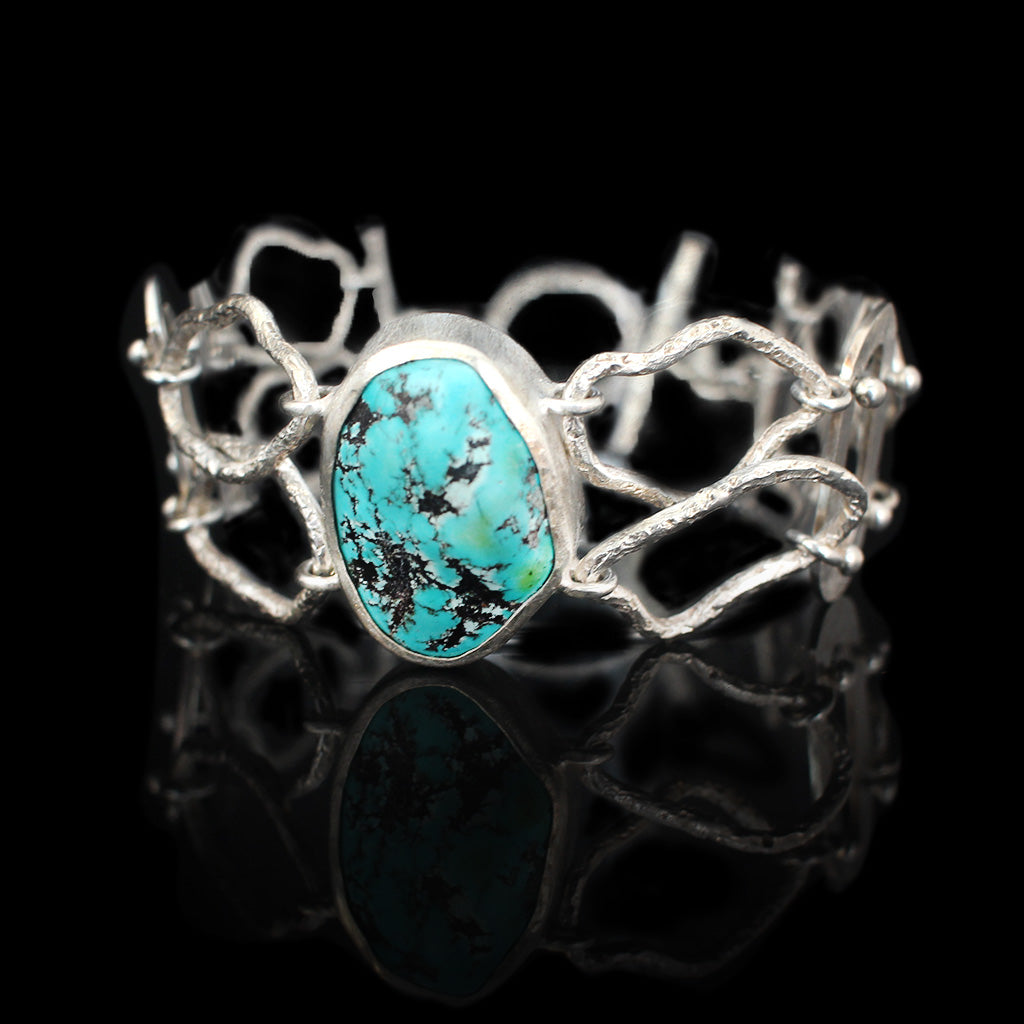Seaside Set | Apatite Stone Necklace Silver | Turquoise Stone Bracelet Silver | Turquoise Stone Ring Silver | Yakubu Design | Image 4