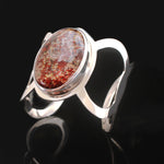 Agata stone Silver Bracelet | Agata stone Silver Ring | Yakubu Design | Set image 3
