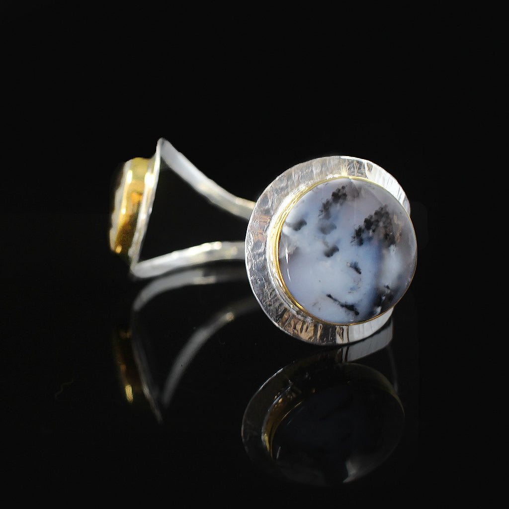Agate Stone Necklace Silver | Jasper Stone Bracelet Silver | Yakubu Design | Image 4