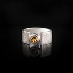 Yellow Stone Ring | Citrine Silver Ring | Yakubu Design | Image 2