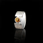 Yellow Stone Ring | Citrine Silver Ring | Yakubu Design | Image 1