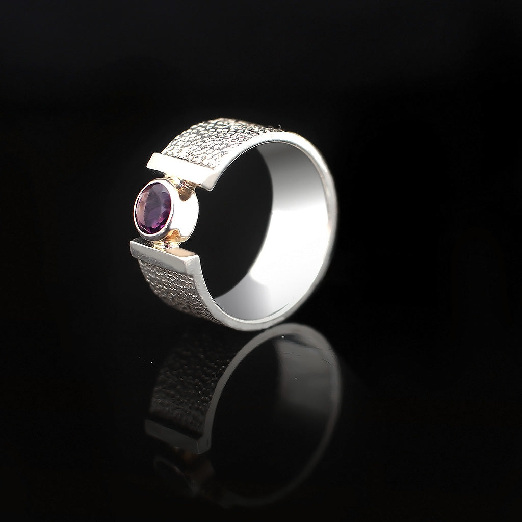 Royal  Ring | Amethyst Silver Ring | Yakubu Design | Image 1