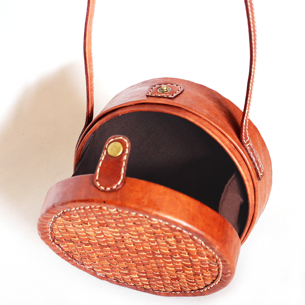 Rattan Bag | Leather Woven Bag | Yakubu Design | Image 3