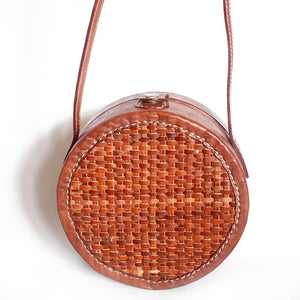 Rattan Bag | Leather Woven Bag | Yakubu Design | Image 4