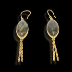 Ears Cry Agate 18k Gold-Plated Earrings | Agate Love Agate, 18k Gold |Set Yakubu Design Image 4