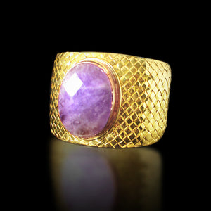 Agate 18k gold plating Bracelet | Rose quartz, Onyx Material Brass, Copper Earing | Set | Yakubu Design Image 5