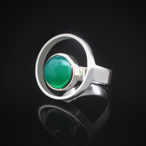 Focus | Jade Ring Silver | Yakubu Design | Image 2