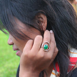 Focus | Jade Ring Silver | Yakubu Design | Image 1