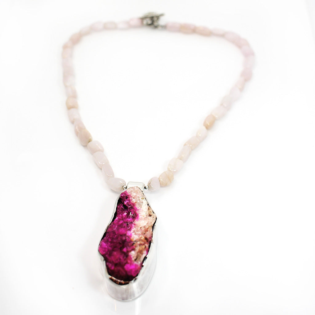 Elbonite Silver Necklace Ruby Silver Bracelet | Ruby Rocks | Ruby Silver Ring | Yakubu Design 6