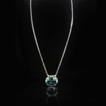 Clear Water Set | Blue topaz Silver Necklace | Blue topaz Silver Ring | Yakubu Design | Image 2