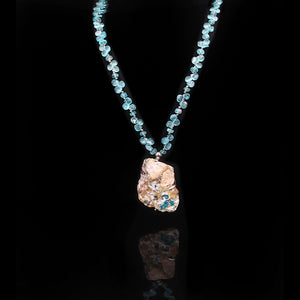 Seaside Set | Apatite Stone Necklace Silver | Turquoise Stone Bracelet Silver | Turquoise Stone Ring Silver | Yakubu Design | Image 2