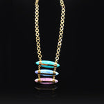 Howlite, Gold-Plated Necklace |Level Three| Yakubu Design | 2