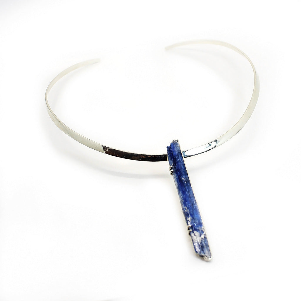 Lapis| Lapis lazuli Silver Bracelet | Lapis Lazuli Choker Necklace | Keynite Set Earing | Yakubu Design 7