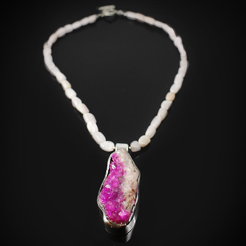 Elbonite Silver Necklace Ruby Silver Bracelet | Ruby Rocks | Ruby Silver Ring | Yakubu Design 2