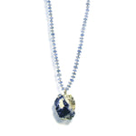 Lapis Lazuli Bracelet |Silver Iolite Necklace Silver| Lapis Lazuli Silver Ring| Set|Image 6