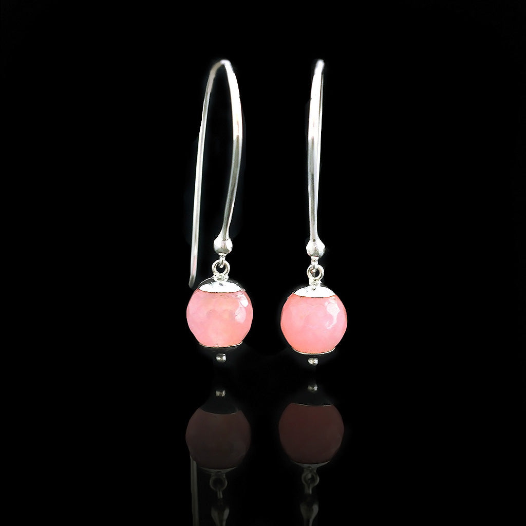 Pink Serenity Set | Rose Quartz, Silver Ring | Rose Quartz, Silver Ring Earing | Yakubu Design | Image 2