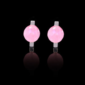 Pink Cherries | Rose Quartz, Silver 925 Earing | Yakubu Design | Image 1