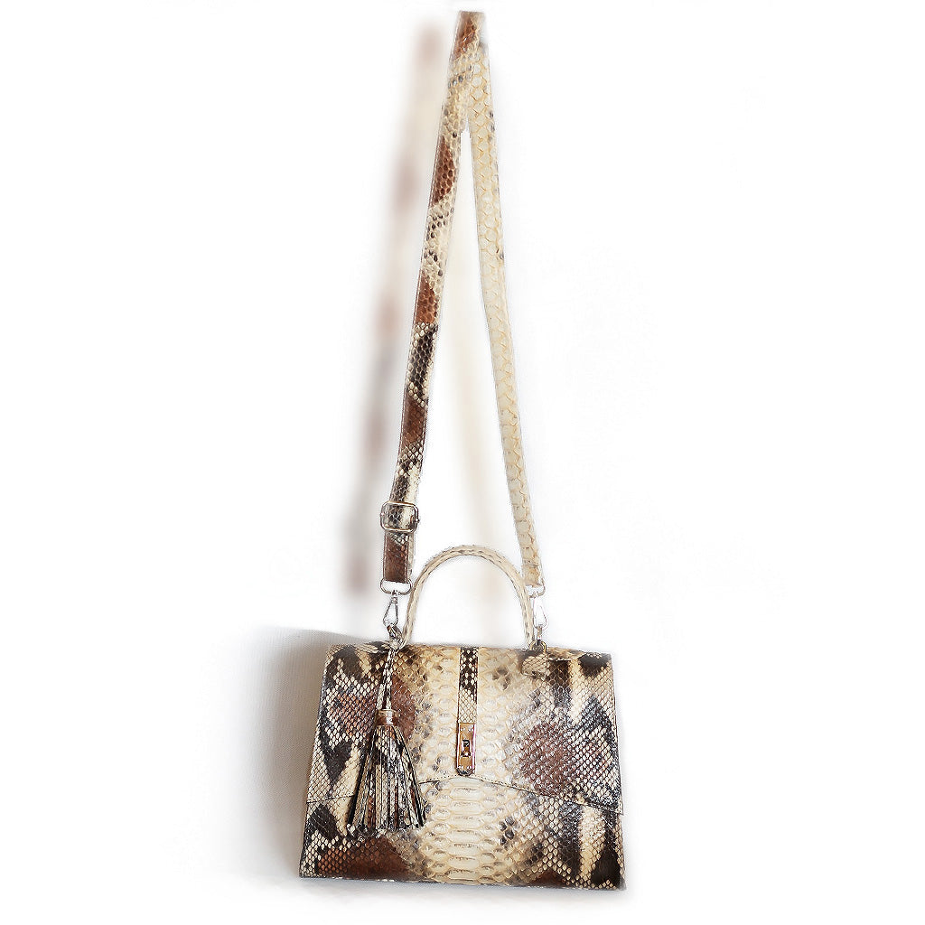Snakeskin Crossbody Bag | Genuine Snake skin Leather Bag | Yakubu Design | Image 1