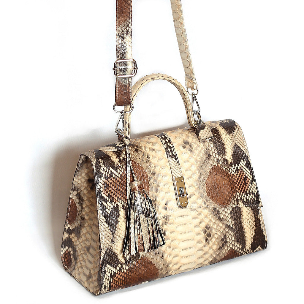 Snakeskin Crossbody Bag | Genuine Snake skin Leather Bag | Yakubu Design | Image 2