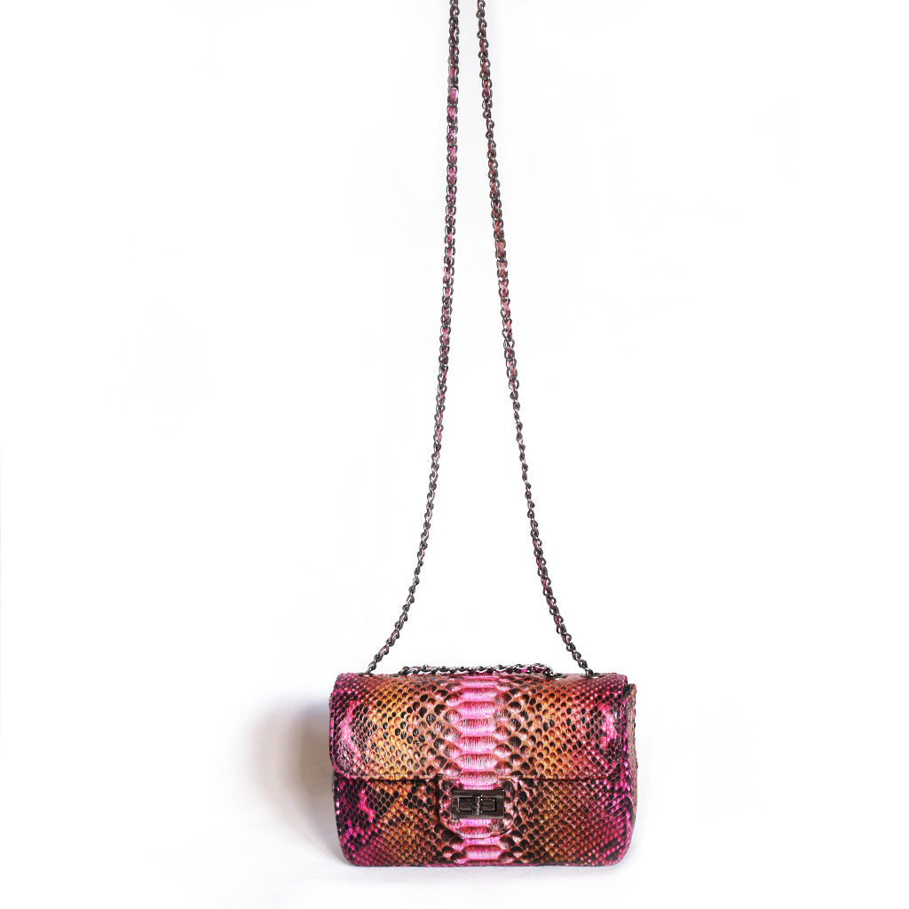 Python Party Clutch | Genuine Snake skin Leather Bag | Yakubu Design | Image 1