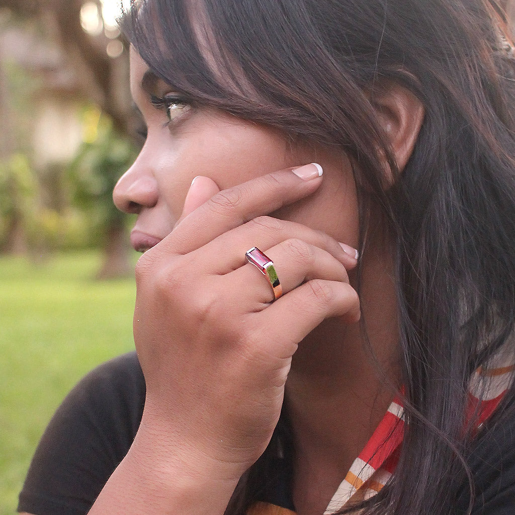 Red Wine | Garnet Silver 925 Ring | Yakubu Design | Image 1