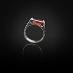 Red Wine | Garnet Silver 925 Ring | Yakubu Design | Image 2