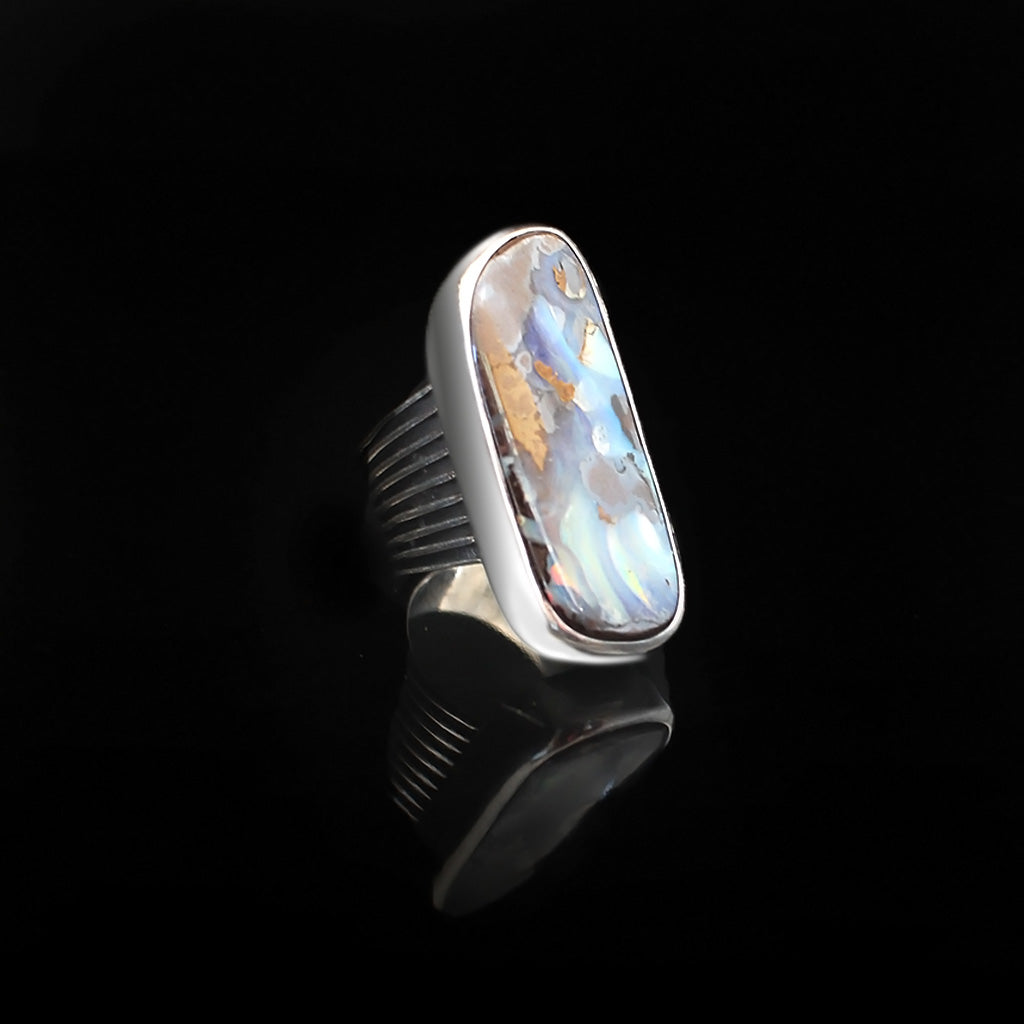 The Mermaid | Opal Silver 925 Ring | Yakubu Design | Image 3
