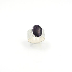Chaorite Stone Necklace Silver | Sugilite Stone Ring Silver | Set | Yakubu Design | Image 7