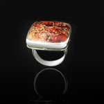 Agata stone Silver Bracelet | Agata stone Silver Ring | Yakubu Design | Set image 6