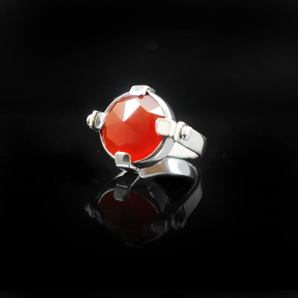 Redeye | Carnelian Ring Silver 925 | Yakubu Design | Image 2