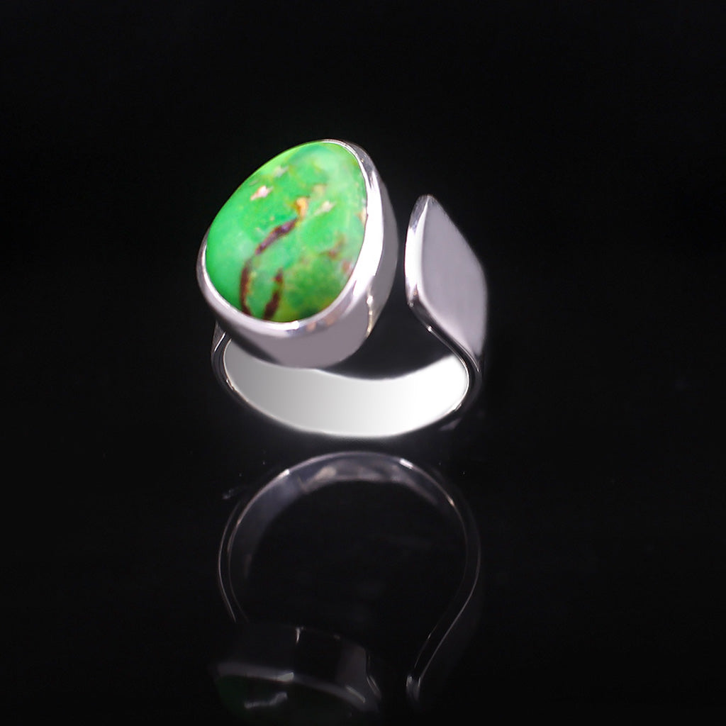  Gaspeite Apple | Ring Silver Ring | Yakubu Design | Image 2