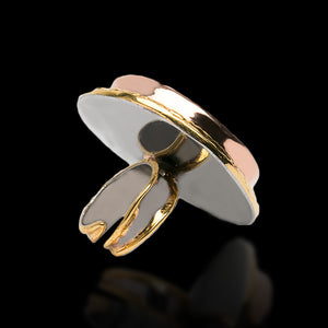 Shell 18k Gold Plating Ring | Mother Of Pearl | Yakubu Design 4